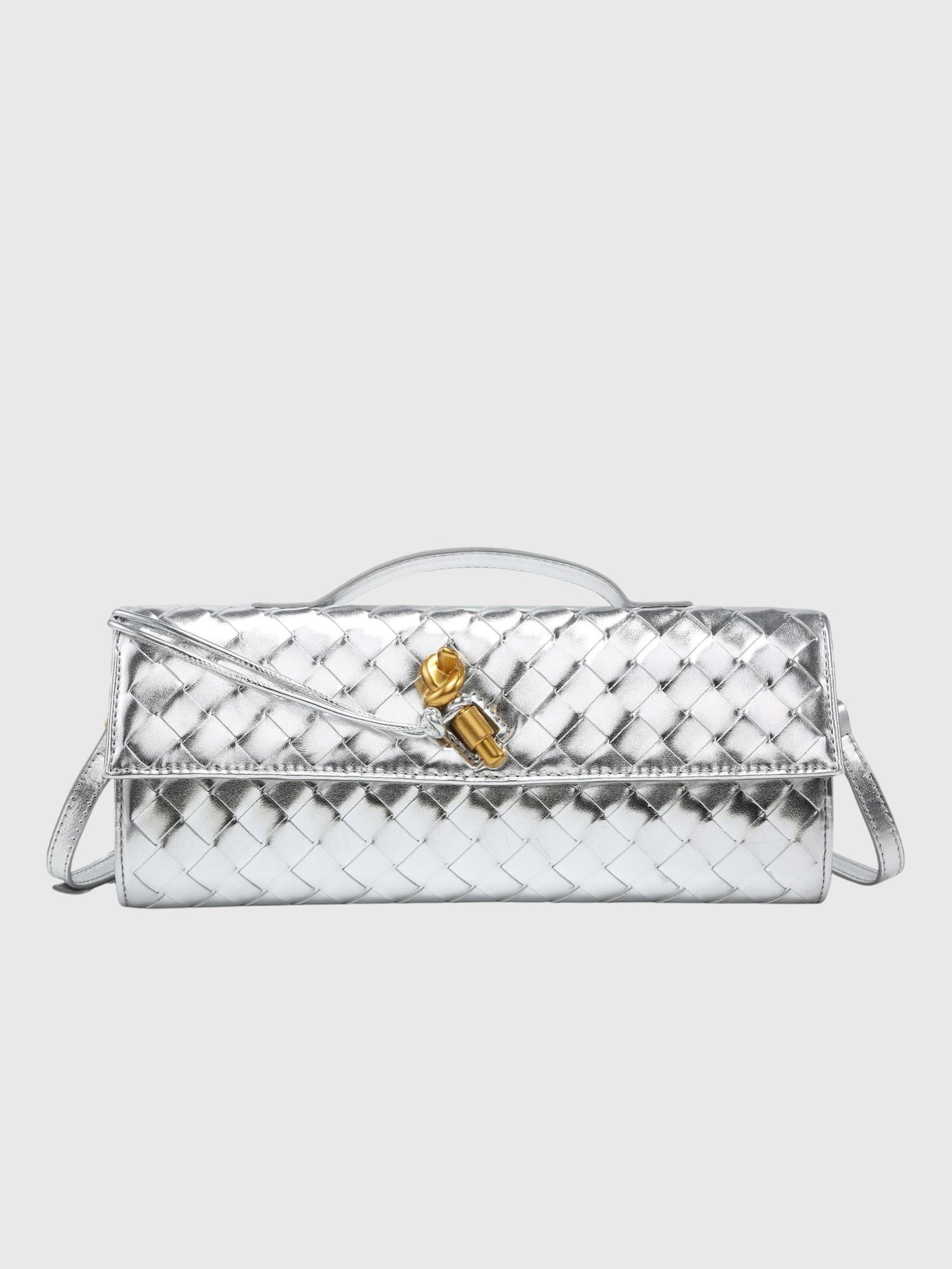 Camila - Elegant Slim Woven Clutch