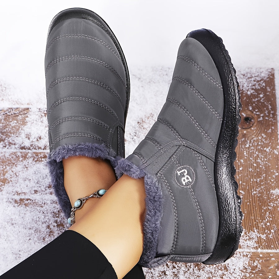 Victoria - Warm Winter Slip-On Boots