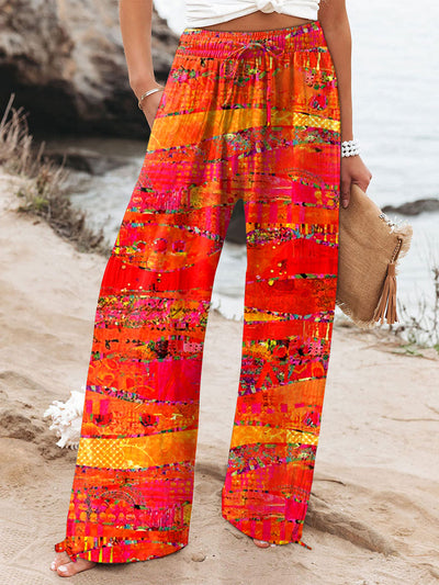 NIRELLE – VINTAGE ART PRINT CASUAL COTTON AND LINEN