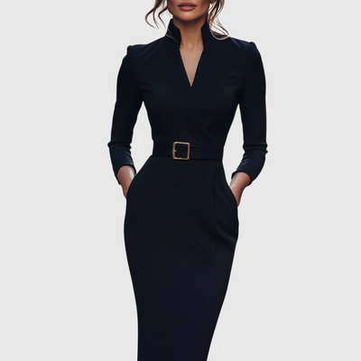 Claribel | Refined Black Dress