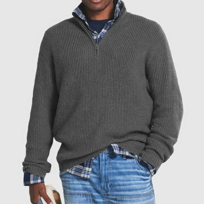 Arlen - Knitted Zip Sweater for Men