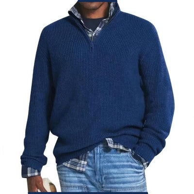 Arlen - Knitted Zip Sweater for Men