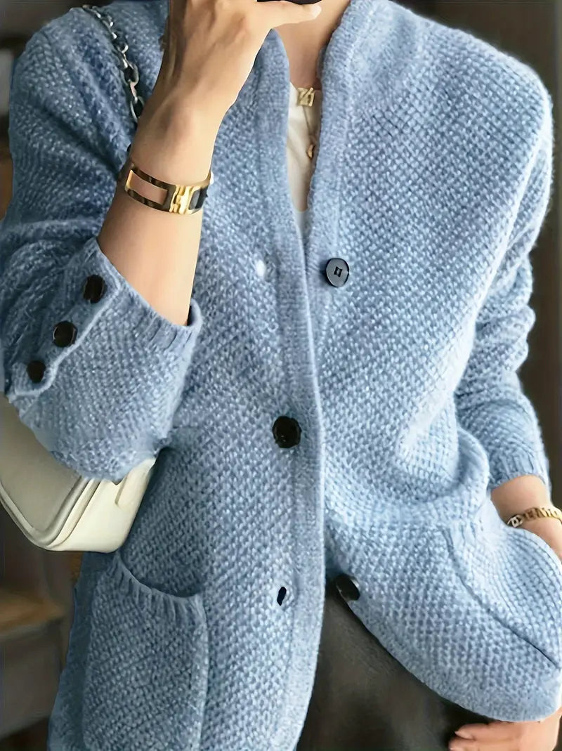 Claire - Elegant Cardigan With Buttons