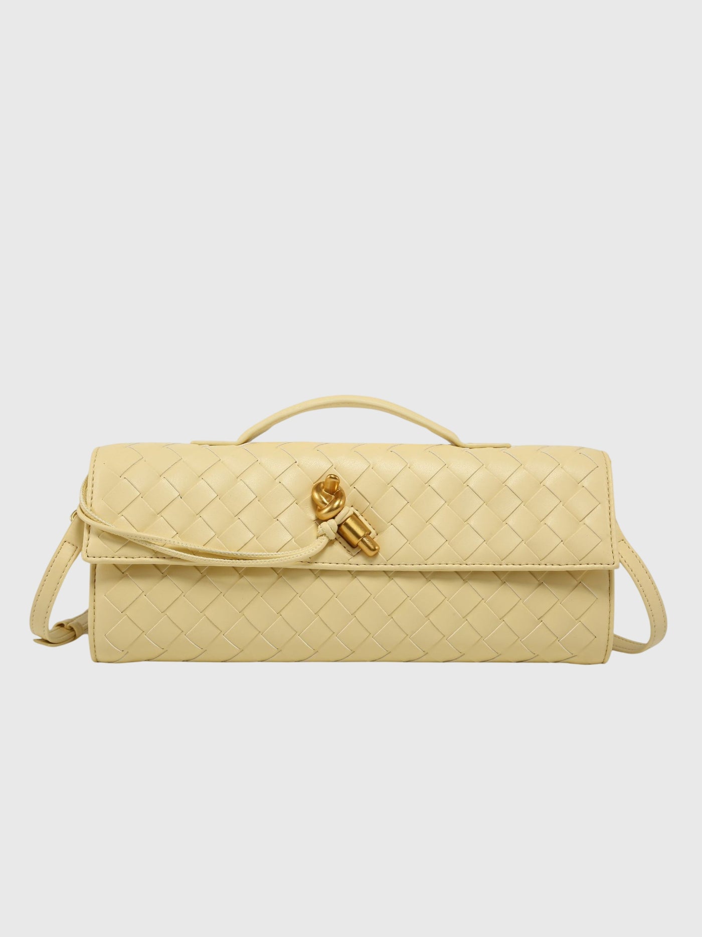 Camila - Elegant Slim Woven Clutch