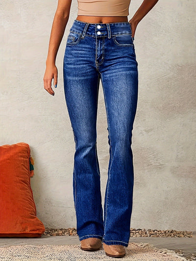 Dianne – Trendy High-Waisted Flared Jeans