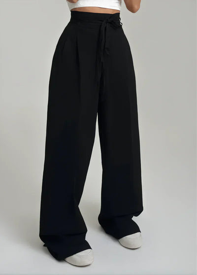 Josephine - High-Waisted Trousers with Wide Legs