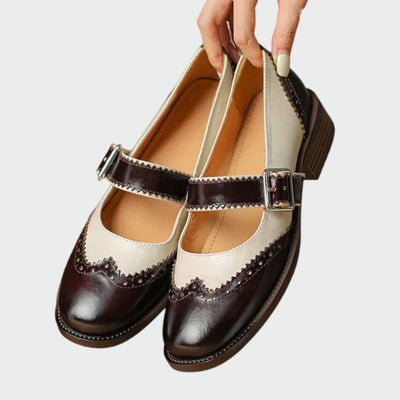 Helena – Leather Mary Janes