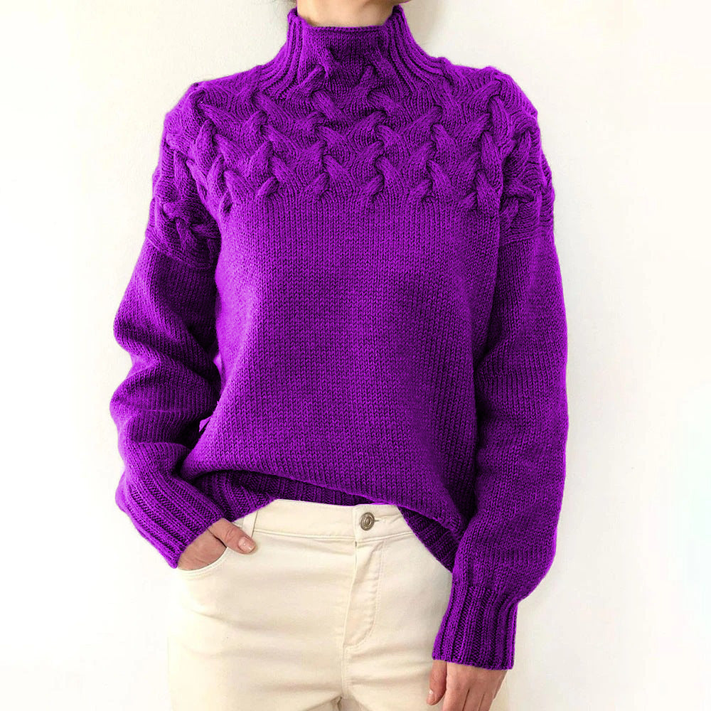 Elena - Warm Knitted Turtleneck