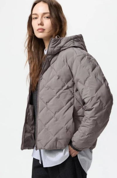 Mila – Diamond Quilt Puffer