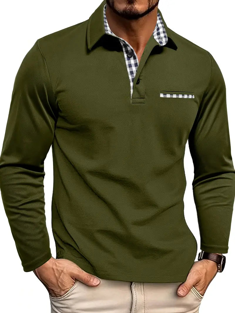 ISERENYA – MEN’S LONG-SLEEVE POLO